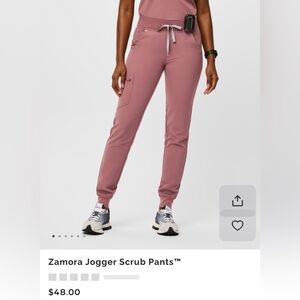 Women’s FIGS Large petite mauve Zamora joggers